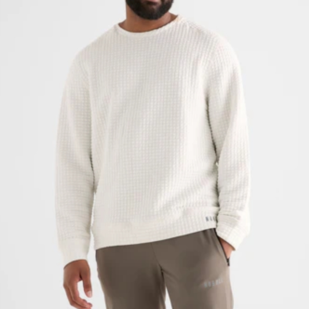 NoBull Men's Quilted Crew Pullover